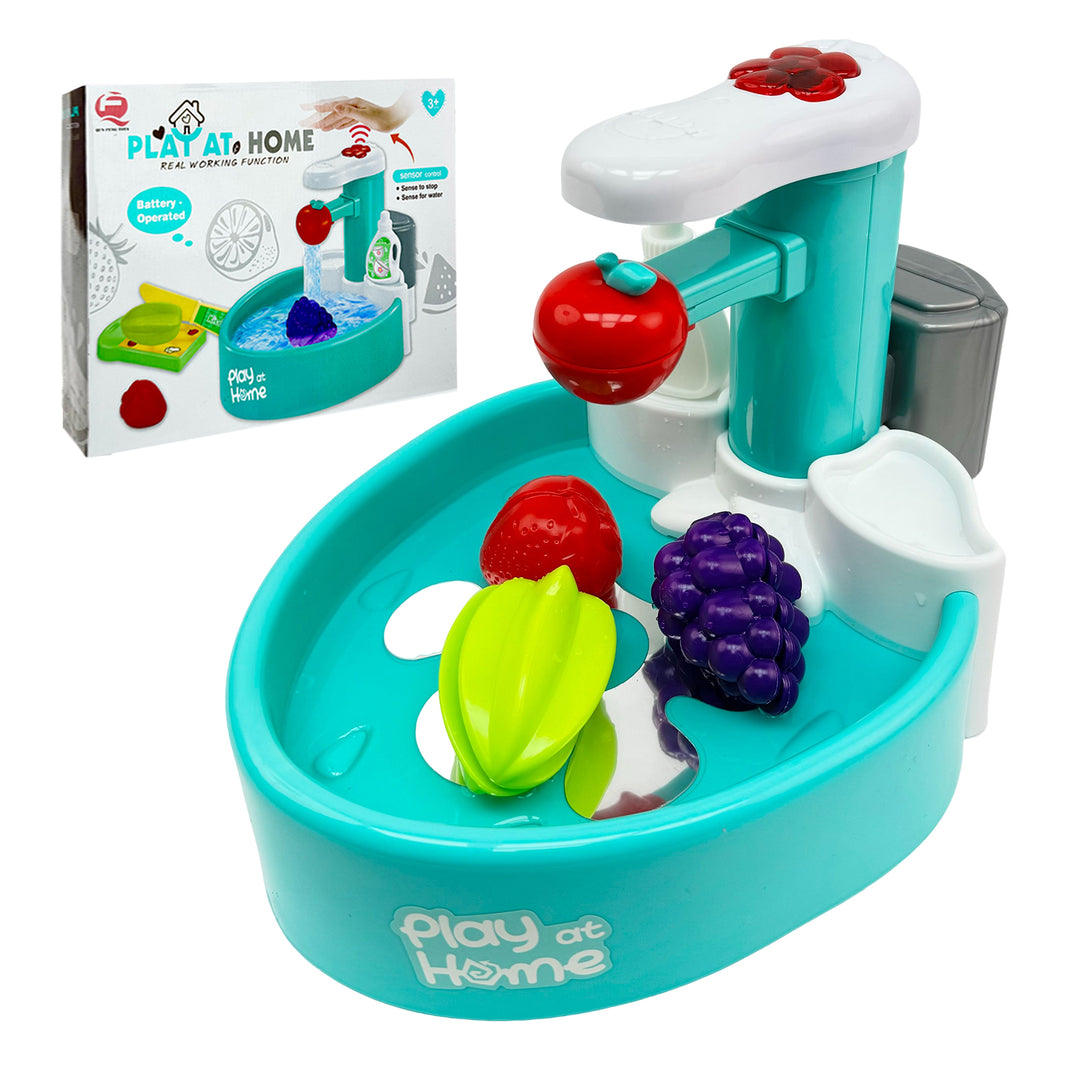 TALGIC Hand Sensor Control Kids Kitchen Sink Toys