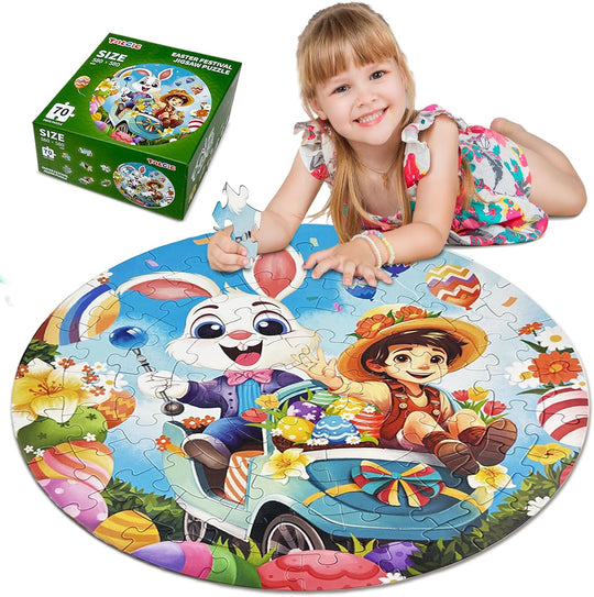 TALGIC TALGIC Bunny Float  Easter Puzzle for Kids 3-6