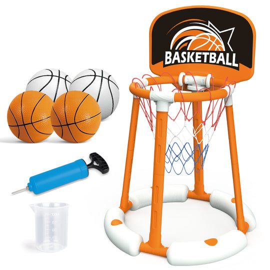 TALGIC Pool Basketball Hoop Set for Pool with Backboard