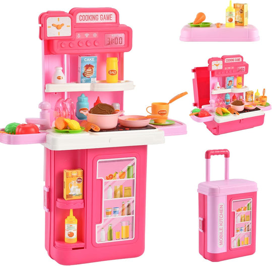 TALGIC 4 in 1 Play Kitchen for Kids Ages 7-12