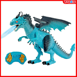 TALGIC Juguete realista de dragón de hielo/fuego, Realistic Ice/Fire Dragon Toy