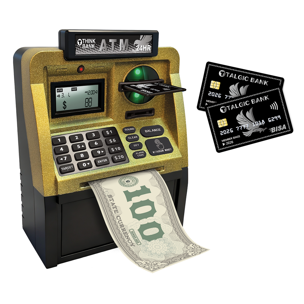 TALGIC ATM Piggy bank toy for kids