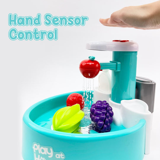 TALGIC Hand Sensor Control Kids Kitchen Sink Toys