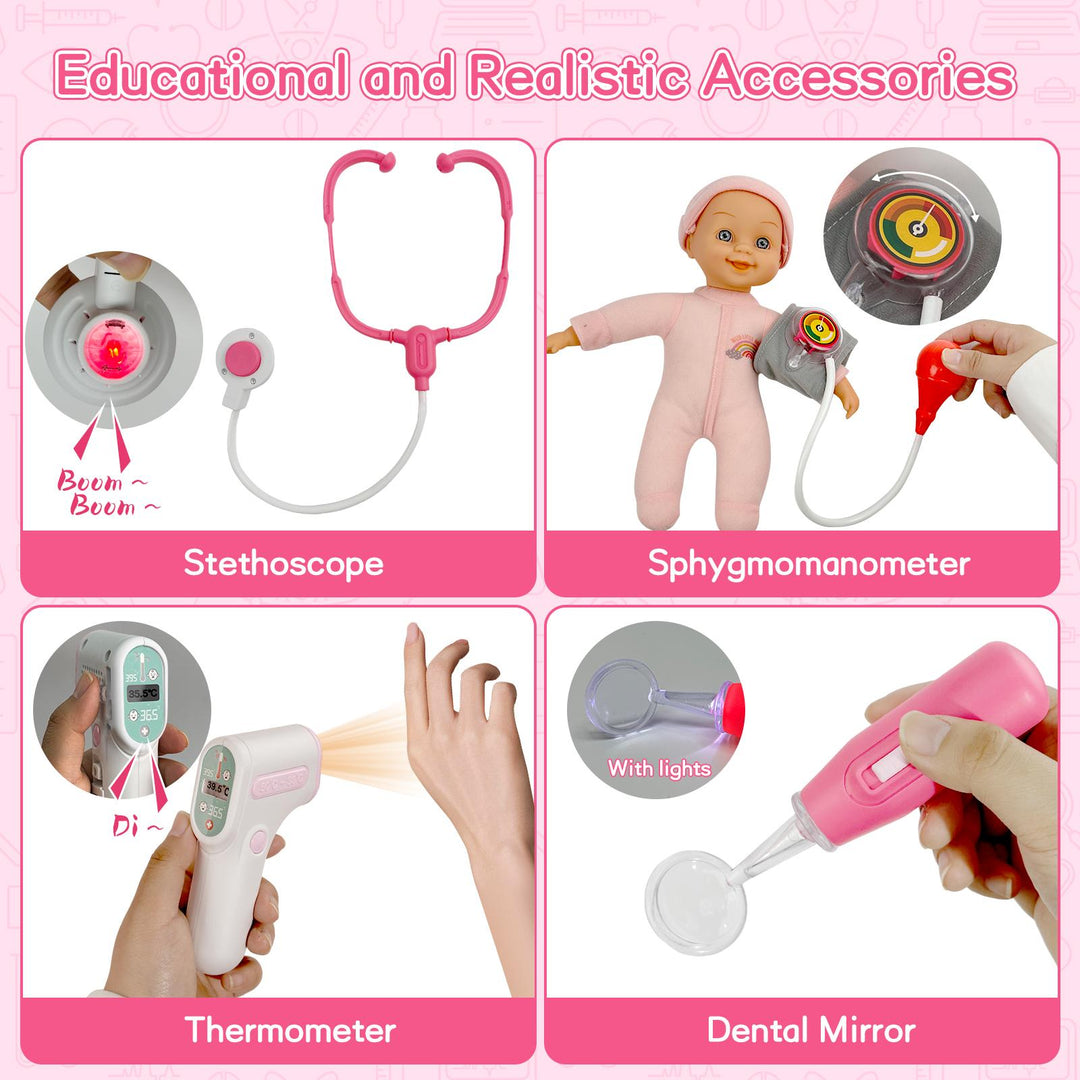 TALGIC Doctor and Medical Pretend Play Set Toy for Boys And Girls