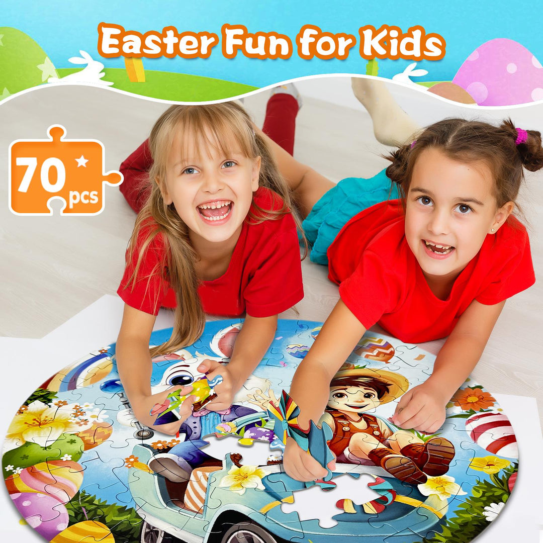 TALGIC TALGIC Bunny Float  Easter Puzzle for Kids 3-6