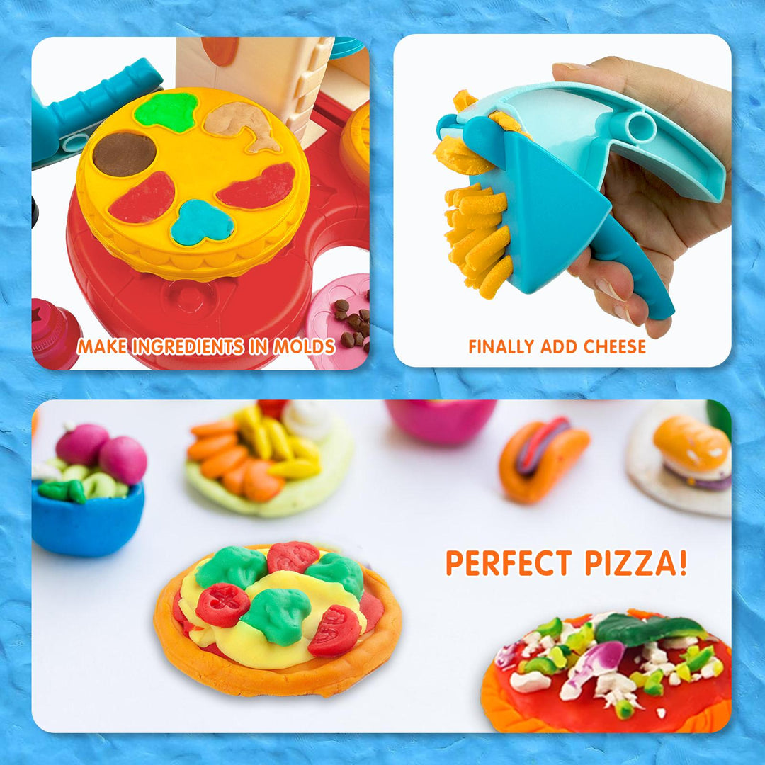 TALGIC Kitchen Creations Top Pizza Oven Toy, Play Food, Cooking Toy Pretend Play