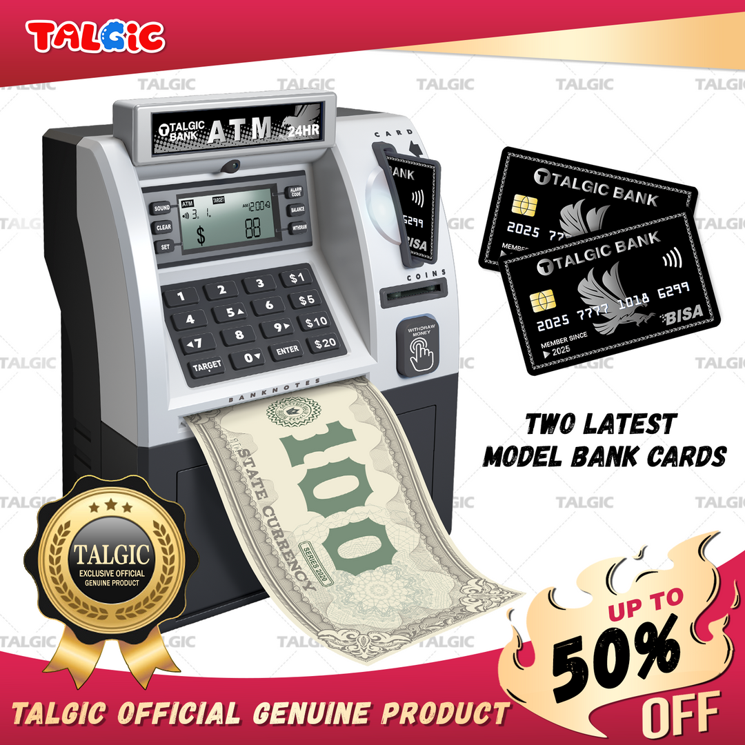 TALGIC ATM Piggy bank toy for kids