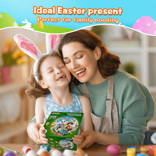 TALGIC TALGIC Bunny Float  Easter Puzzle for Kids 3-6